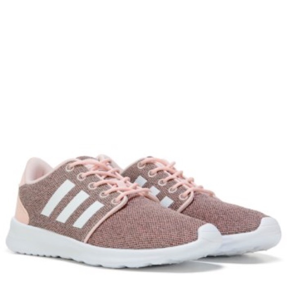 pink adidas cloudfoam shoes